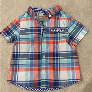 Plaid button down